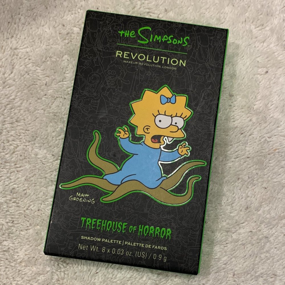 Makeup Revolution Simpsons Treehouse Horrors Lisa Mini Eye Shadow Palette